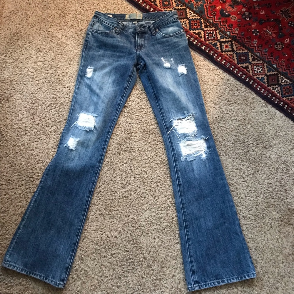 Paper denim and cloth jeans